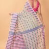 Vanilla Soft Dhakai Jamdani Sari - Image 2