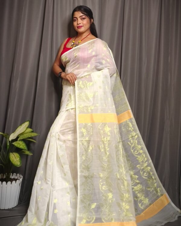 Exclusive Maslin Dhakai Jamdani