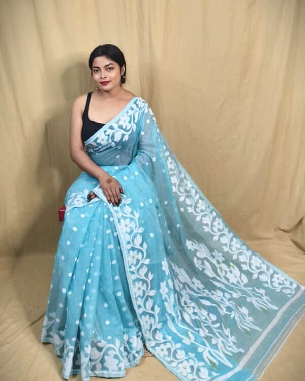 Dhakai Maslin Jamdani Saree