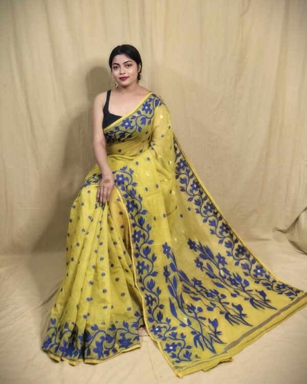 Dhakai Maslin Jamdani Saree