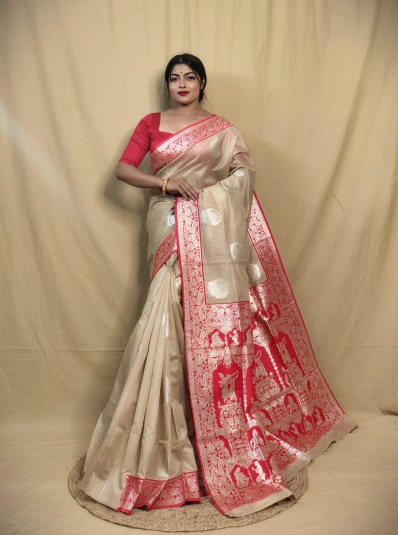 Tasar Baluchori Saree