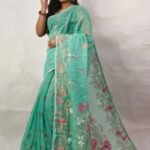 New Exclushive Mini-Gap  Thoka ful Jamdani Saree With B.P.