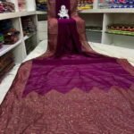 Cotton Silk Sequence Handloom Saree With B.P.