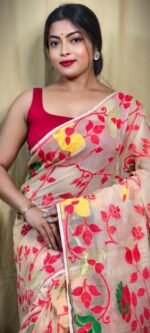Lota Jamdani Saree Without B.P. - Image 4