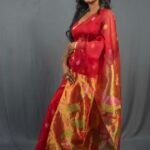 Allover Moslin Bird Pallu Saree With B.P.
