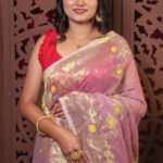 Trivuj Jamdani Saree With B.P.